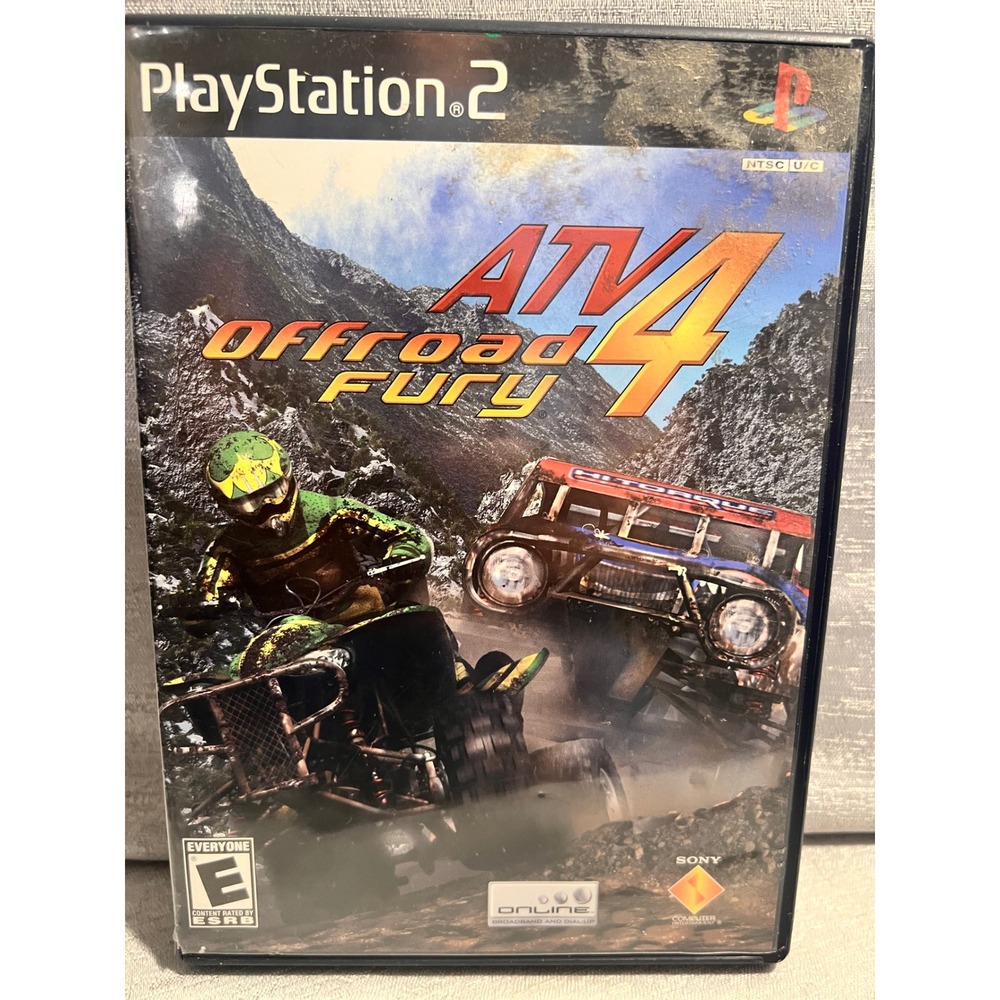 ATV Offroad Fury 4 Sony PlayStation 2 PS2 Game CIB with Manual SCUS 97479